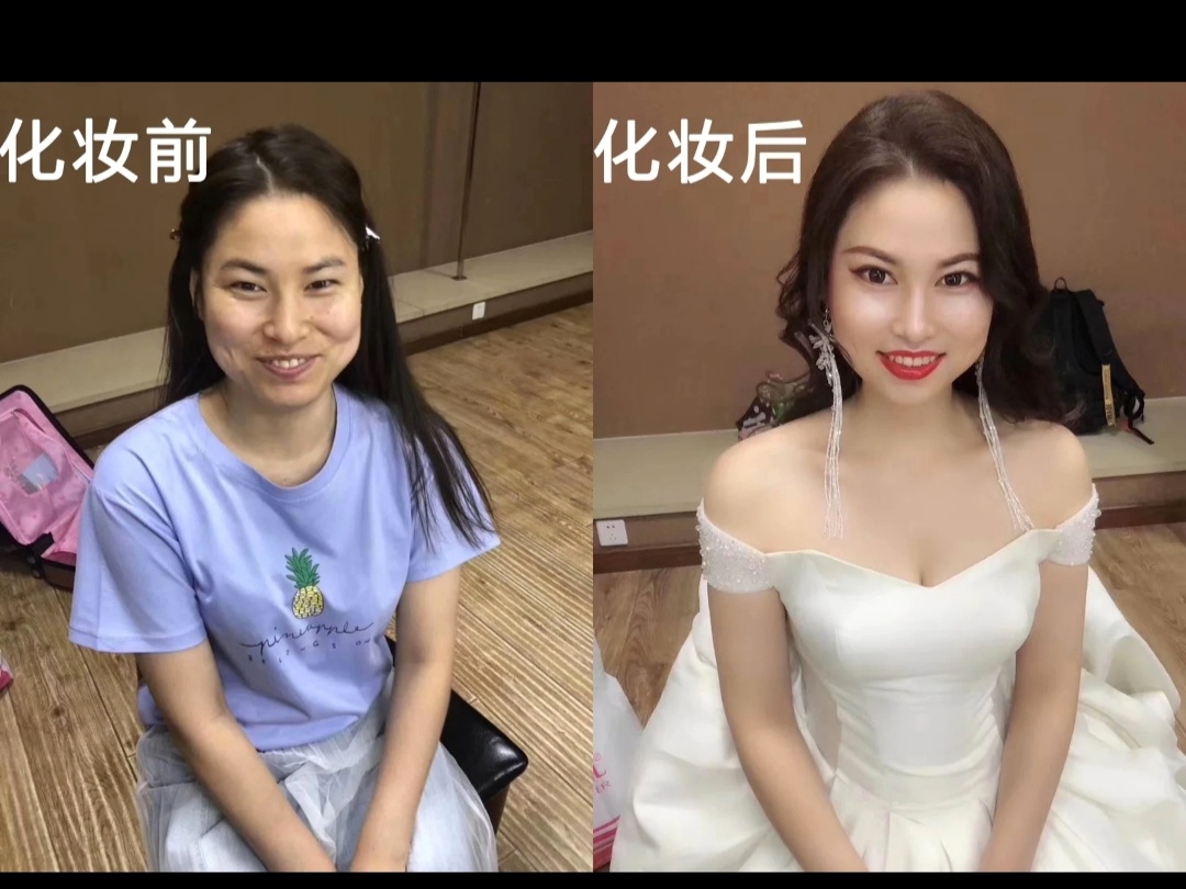 婚礼跟妆国风妆汉服婚礼造型 亲友妆