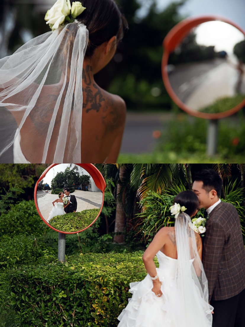 没想到长得黑的新娘拍婚纱居然这么好看