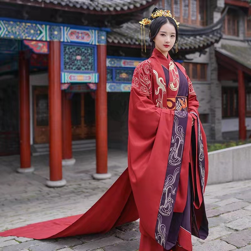 重回汉唐 龙凤呈祥礼服套装（女）