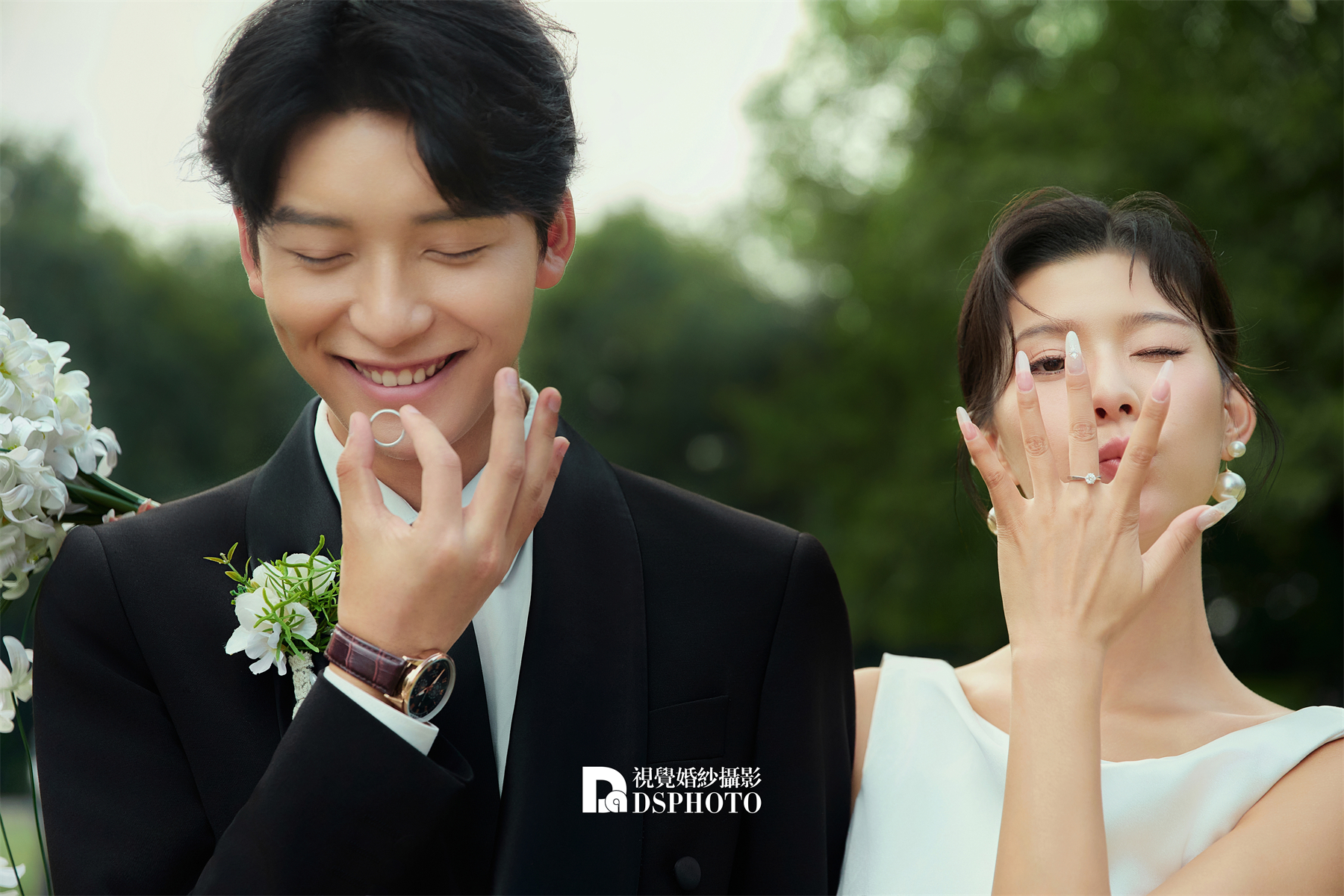 纪实小清新/森系草坪婚纱照