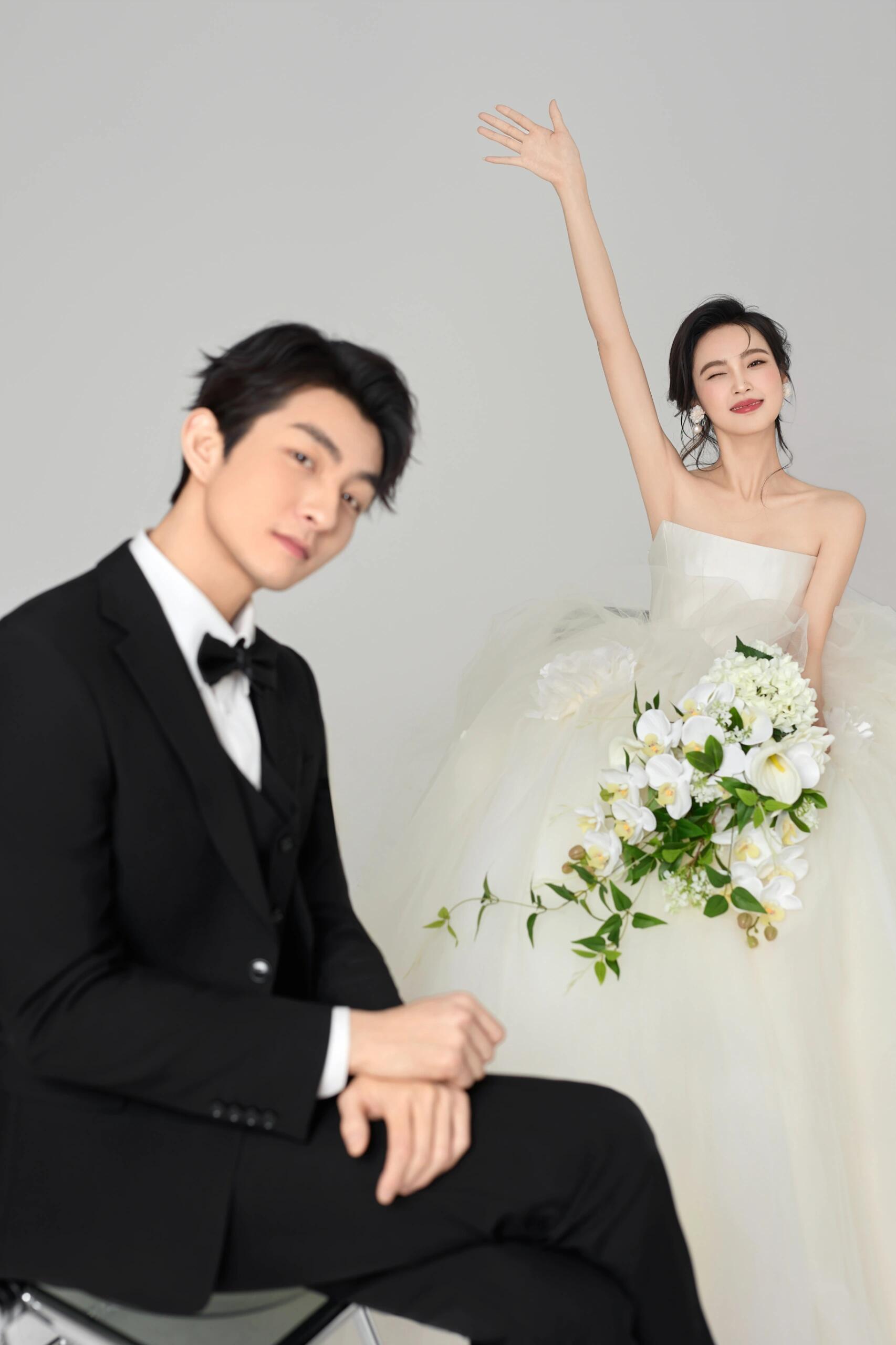 韩系婚纱照每一帧都是一个温暖浪漫的故事