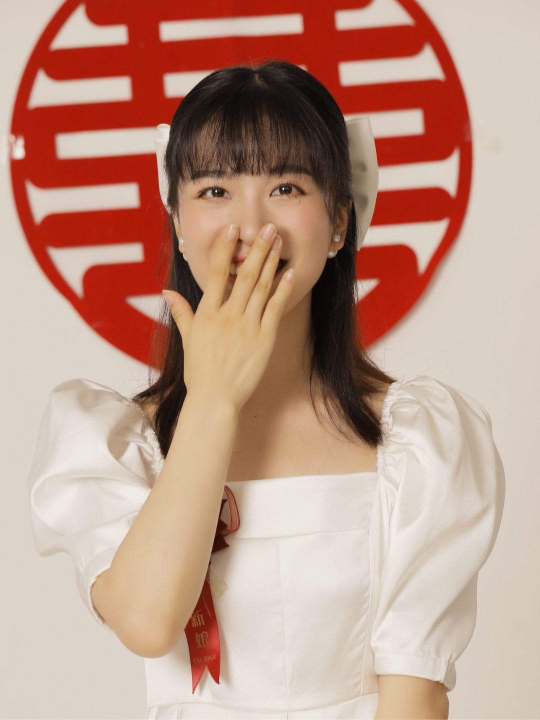 小清新淡雅新娘造型