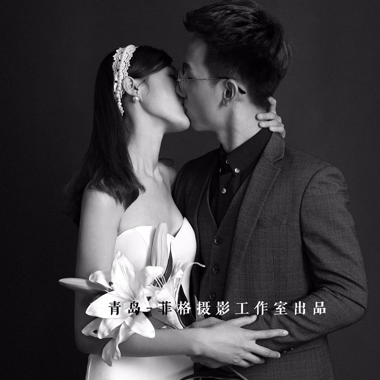 婚纱照|室内情绪写真|青岛菲格摄影|客片