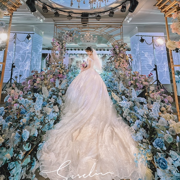 海南海口室内婚礼-新娘跟妆