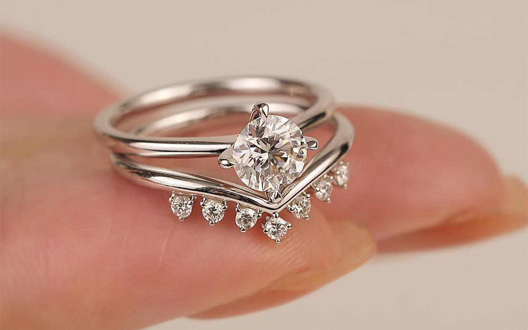 护戒+钻戒组合搭配款-伊莎贝拉