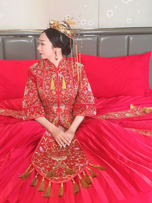 秀禾服新娘2020新款结婚中式婚纱秀和