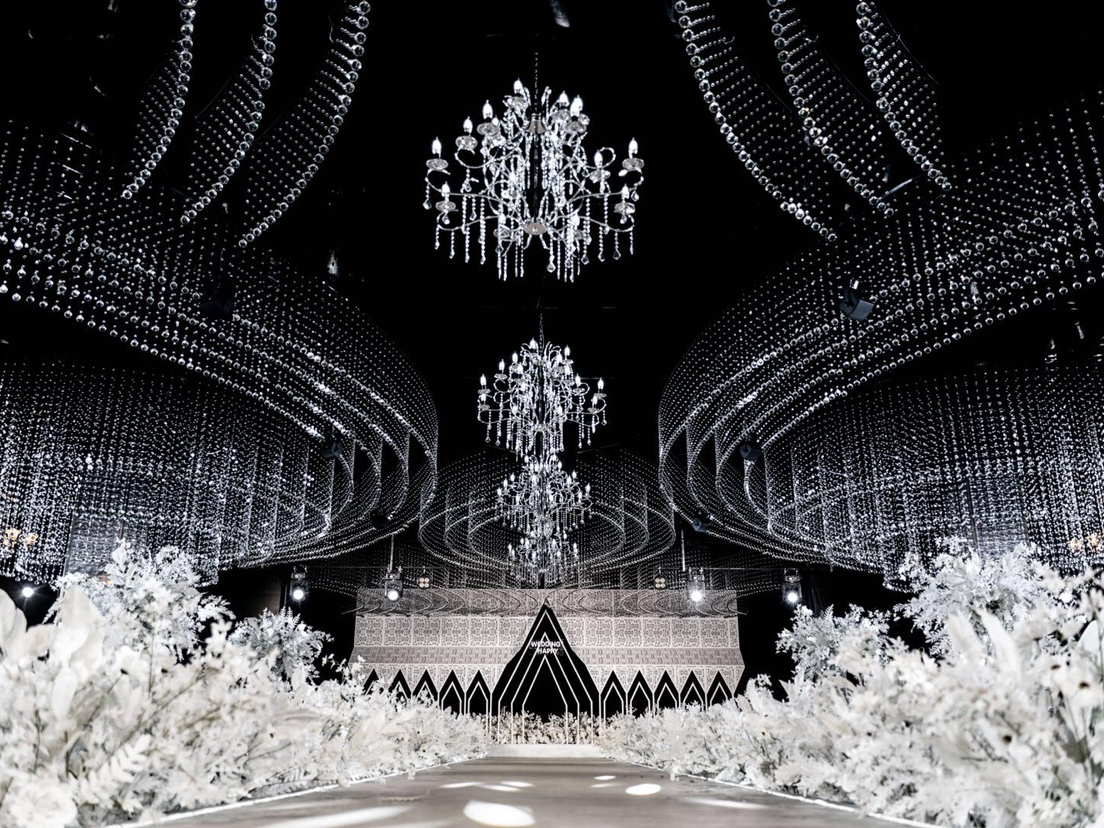 《韩式水晶》60桌宴会厅· 一站式婚礼堂服务