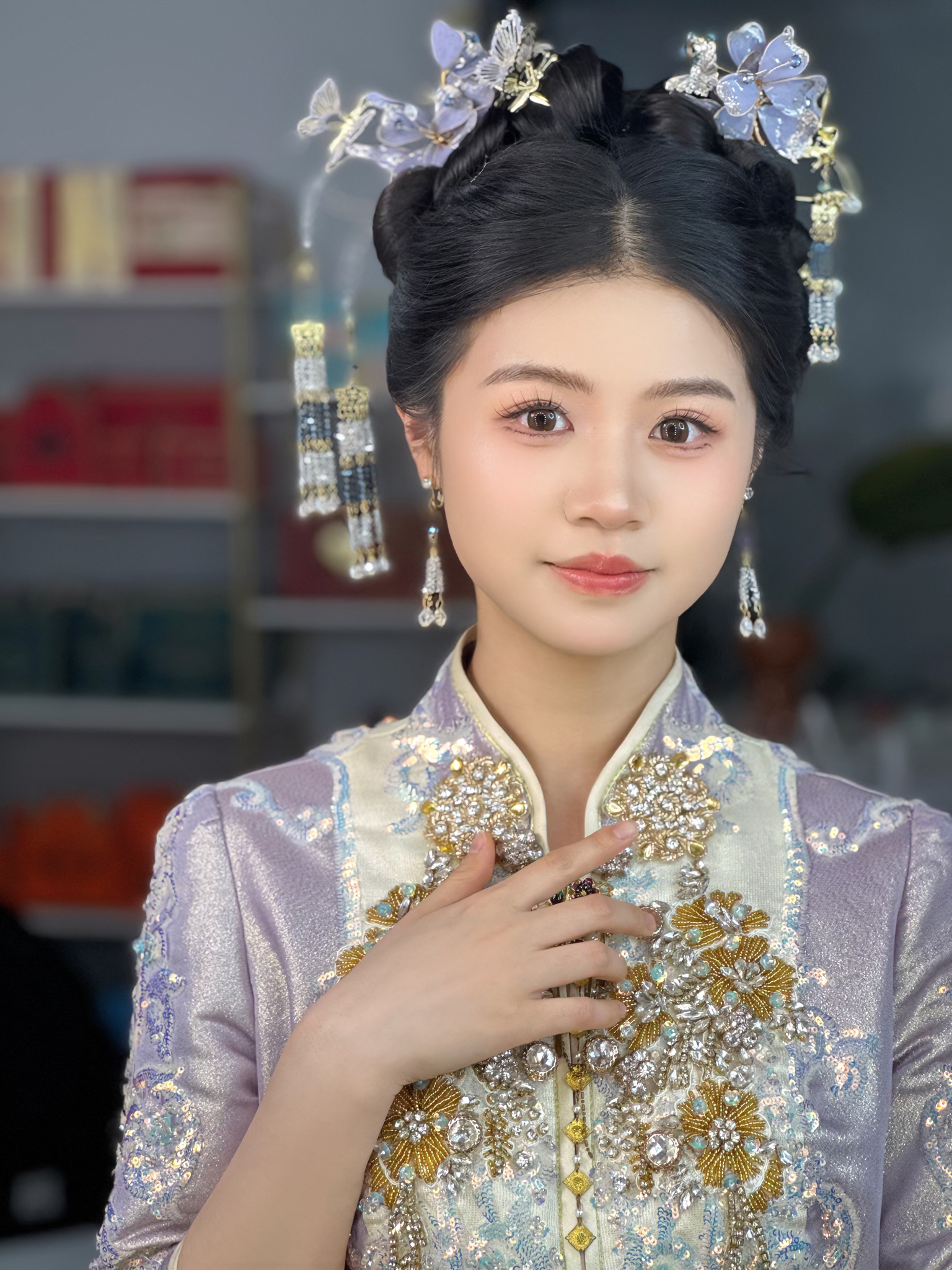 甜美减龄风秀禾造型