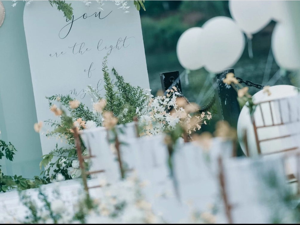 【梓塘•婚礼】牛油果绿特惠户外套餐