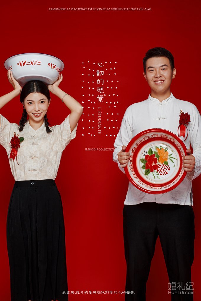 让我一见倾心的复古年代婚纱照