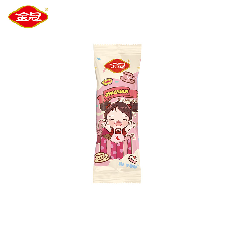 【新品】金冠男孩女孩牛奶味棒棒糖500g