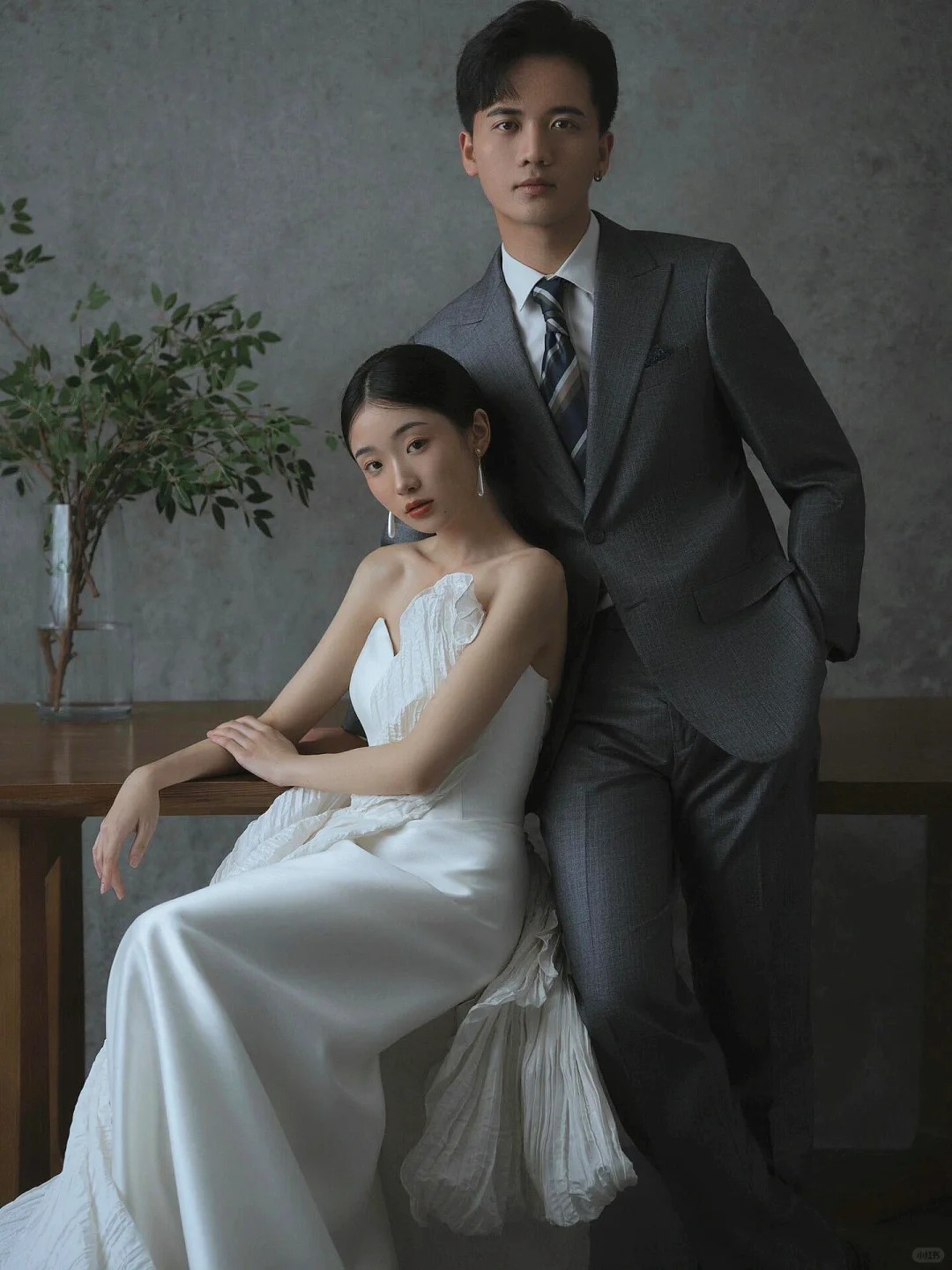 婚纱照的元素有很多~🎏今天是法式高级感~