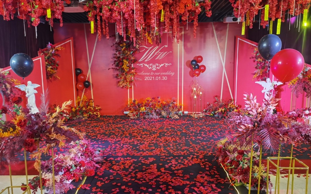 《天使人間》主題婚禮  大紅色高端大氣