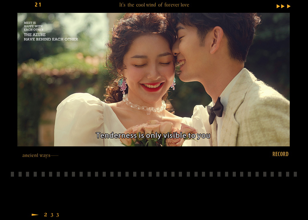 『美學(xué)電影』特別企劃?馬克張婚紗照|結(jié)婚照