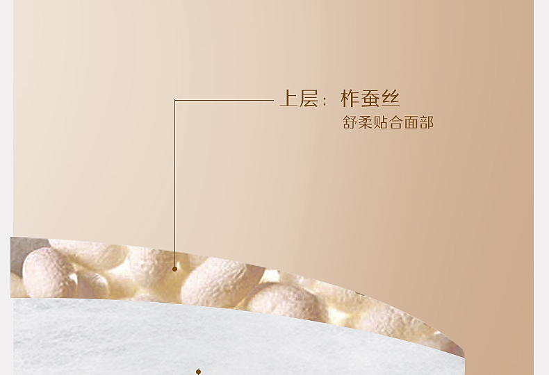 【水星家纺】 40S全棉柞蚕丝复合囍嫁纳福抗菌蚕丝纤柔对枕
