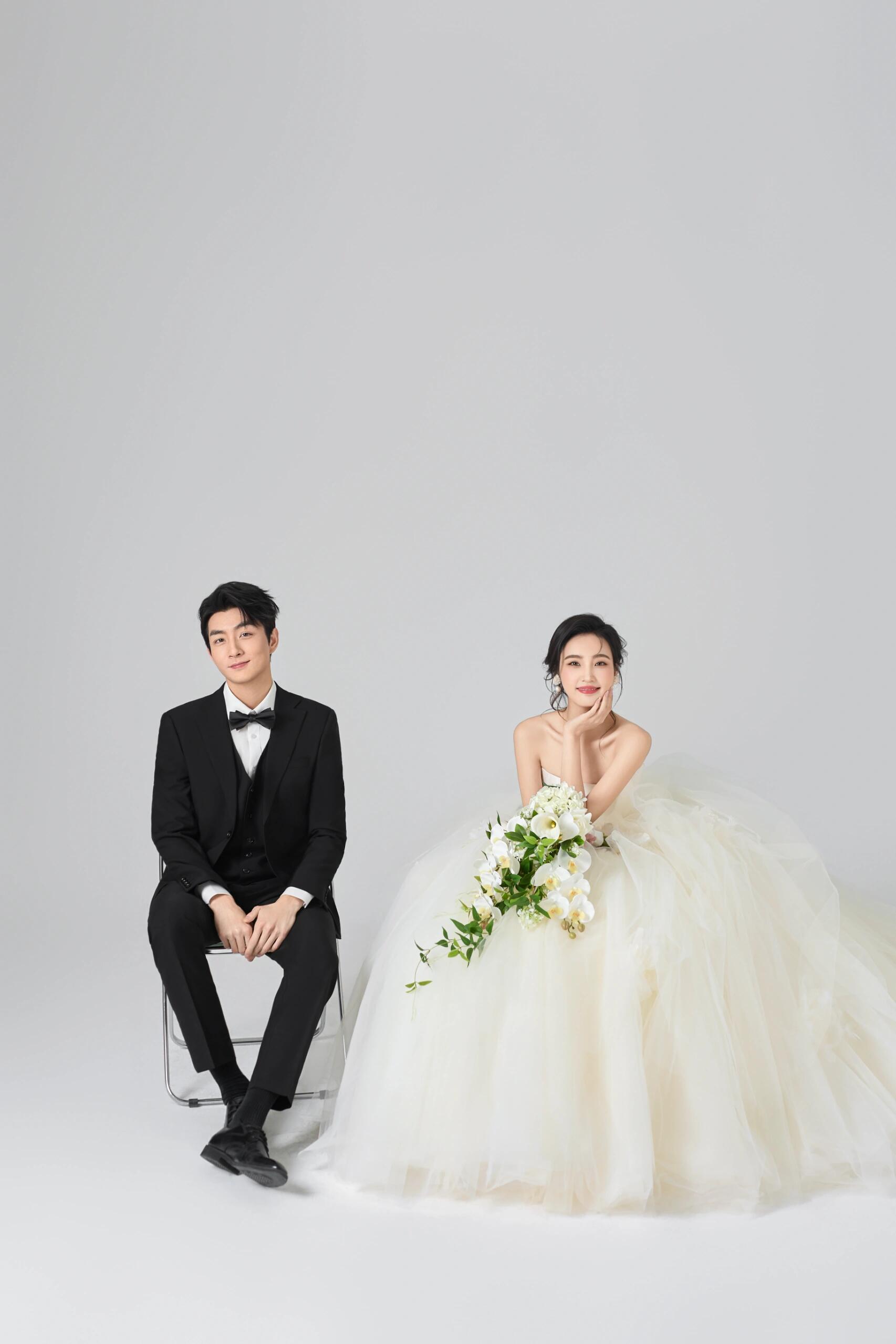 韩系婚纱照每一帧都是一个温暖浪漫的故事