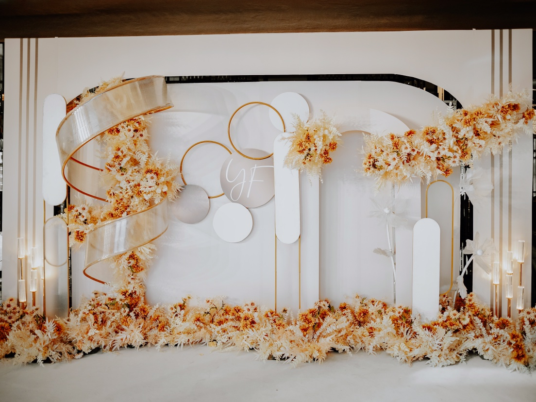 【策划共禾】大热香槟金色奢华婚礼|送婚礼管家