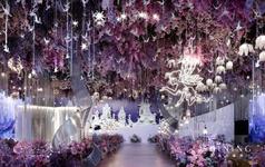 梦幻城堡|浪漫童话唯美紫色系婚礼