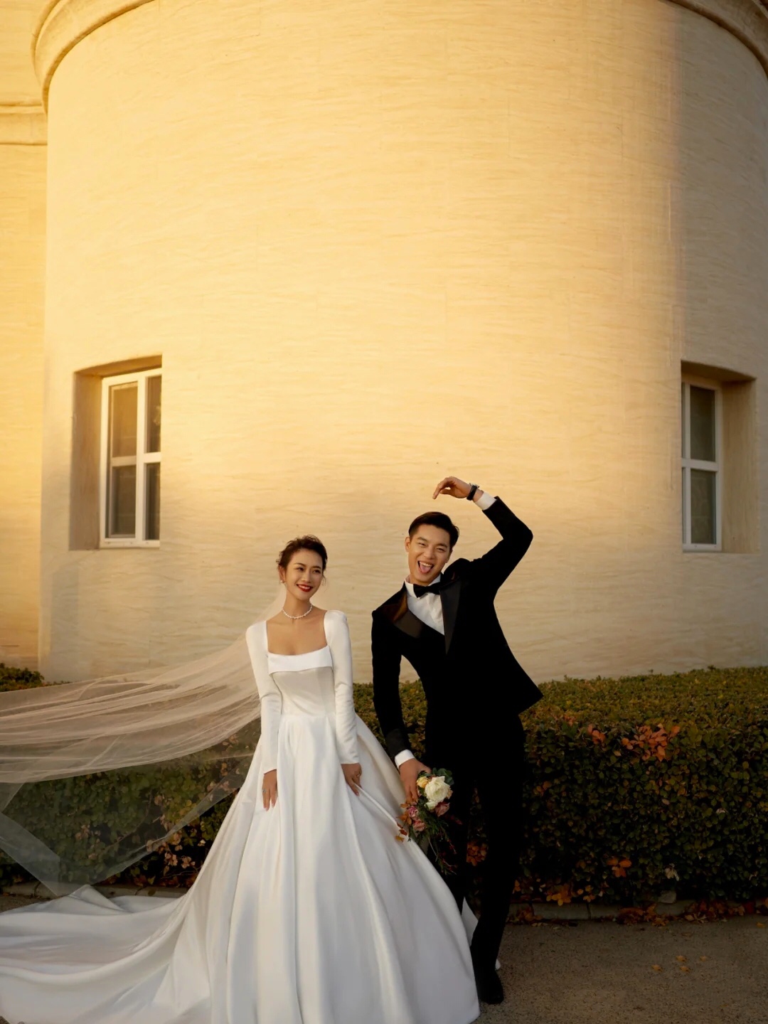 日落🌄电影感🎬婚纱照👰