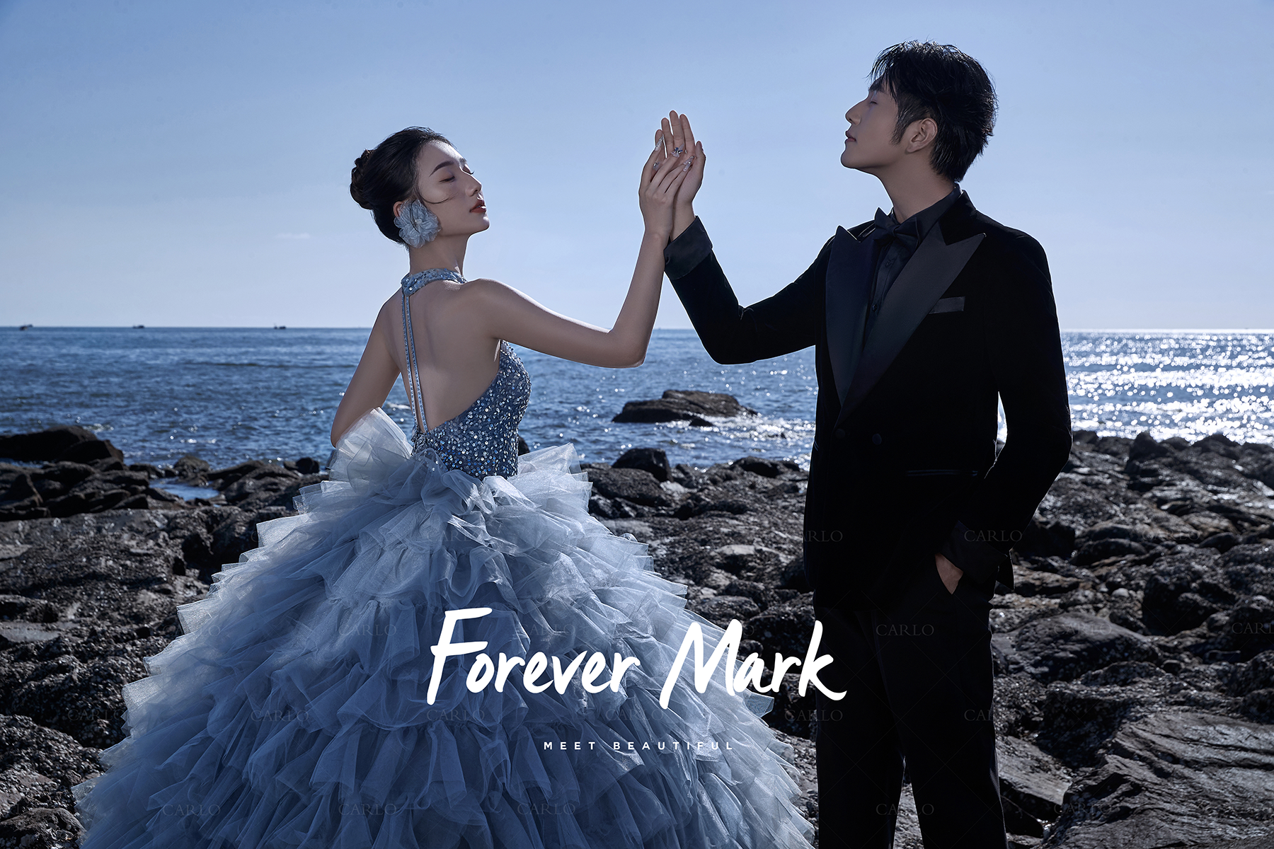 卡洛婚纱摄影【礁石海景】