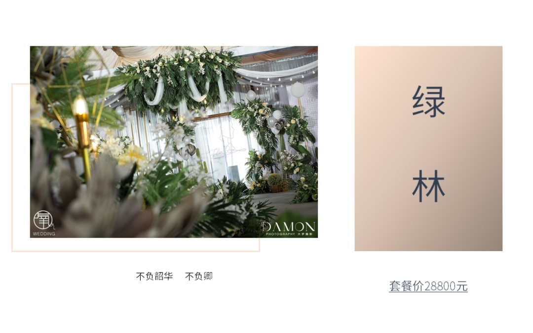 氧气婚礼策划——绿光森林