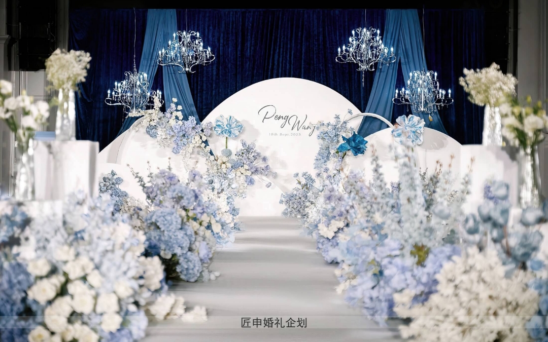 【匠申婚禮企劃】夢幻藍白簡約婚禮