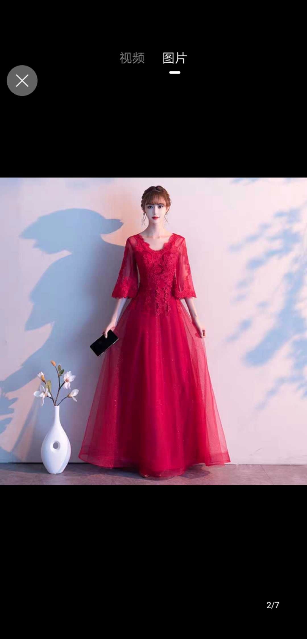 敬酒服xxl，怀孕5，6个月都可以穿