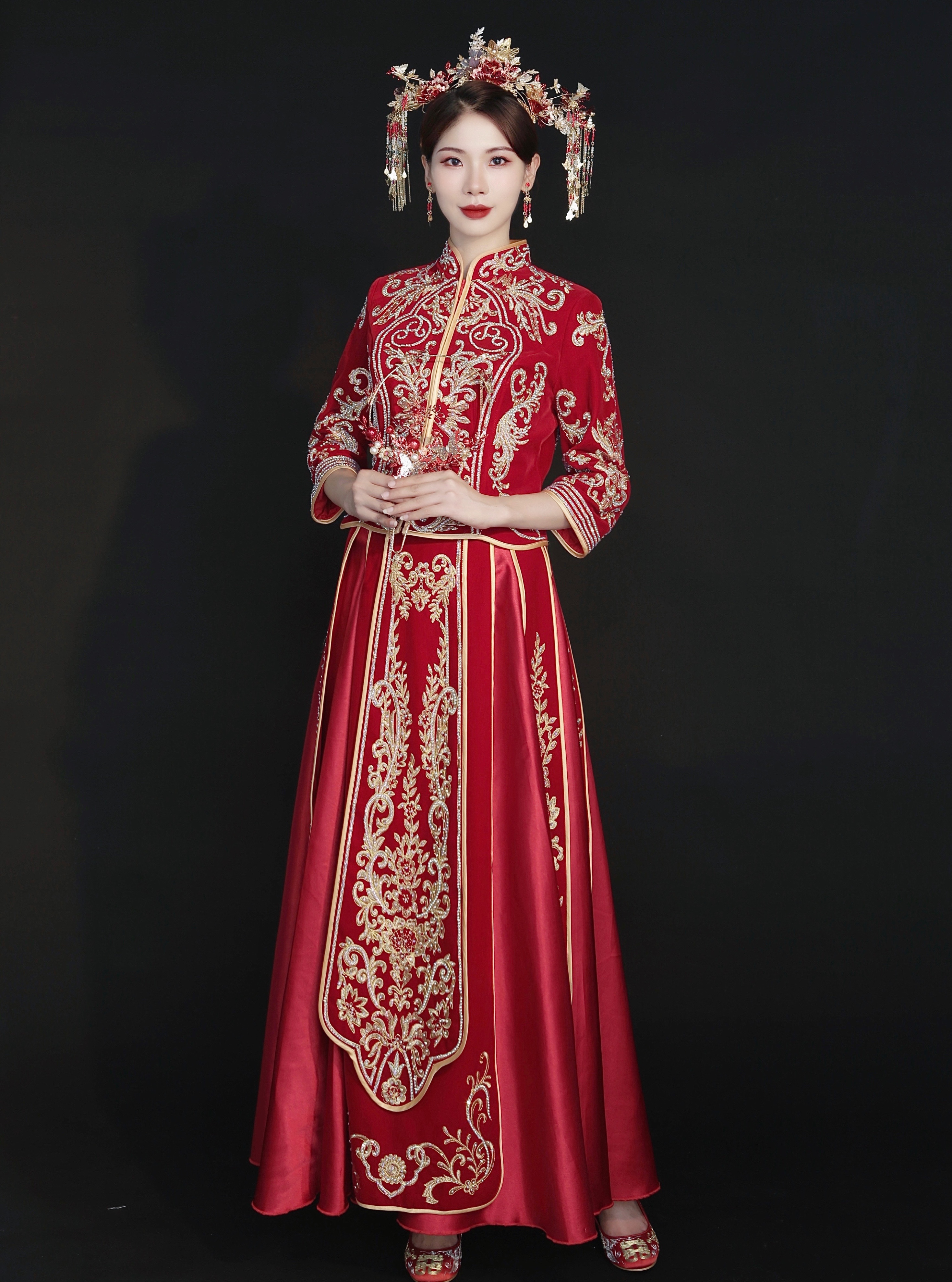 摩登秀品牌升级礼 | VIP婚纱礼服中式服三件