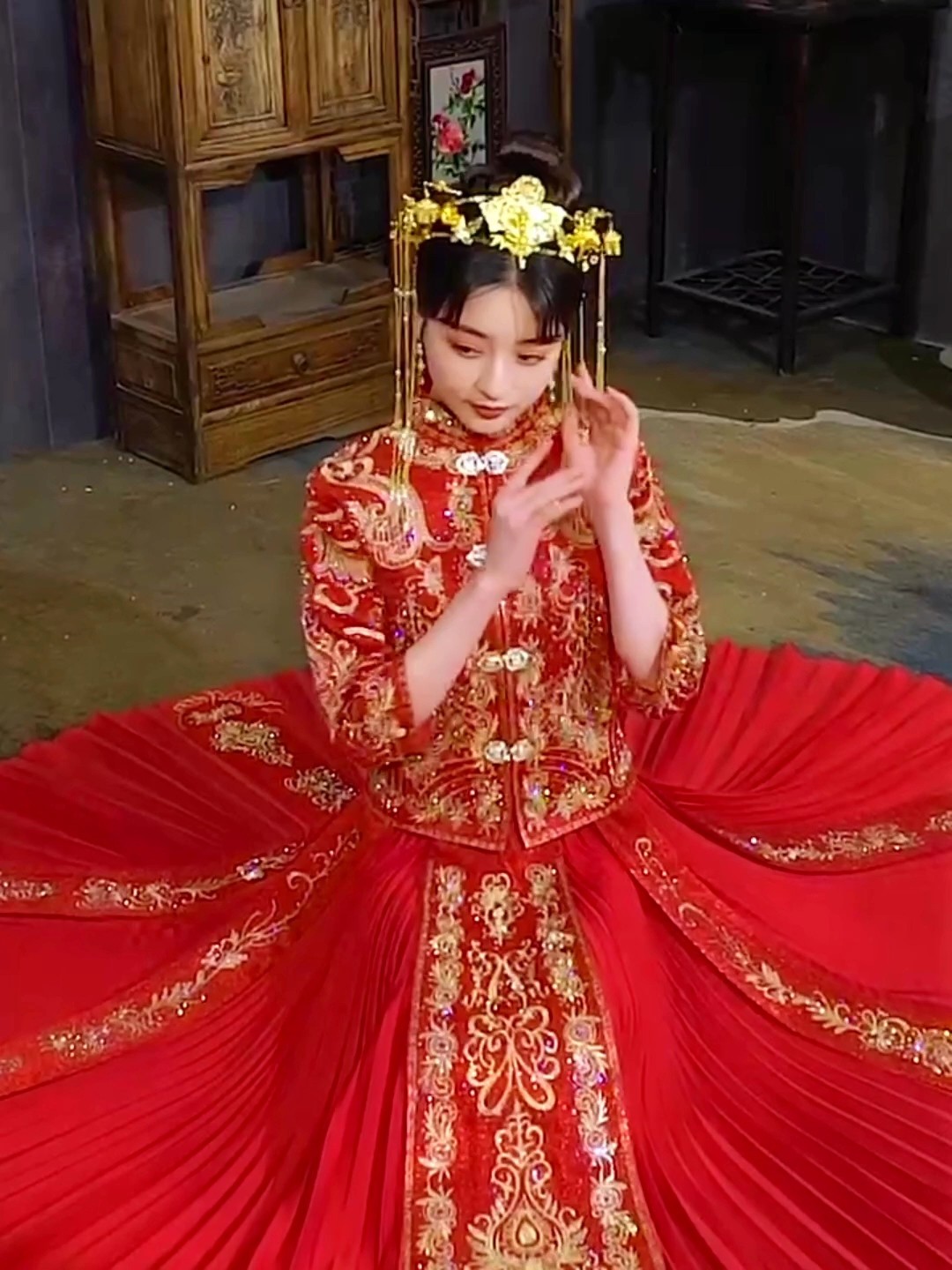 璀璨  闪闪耀眼中式秀禾