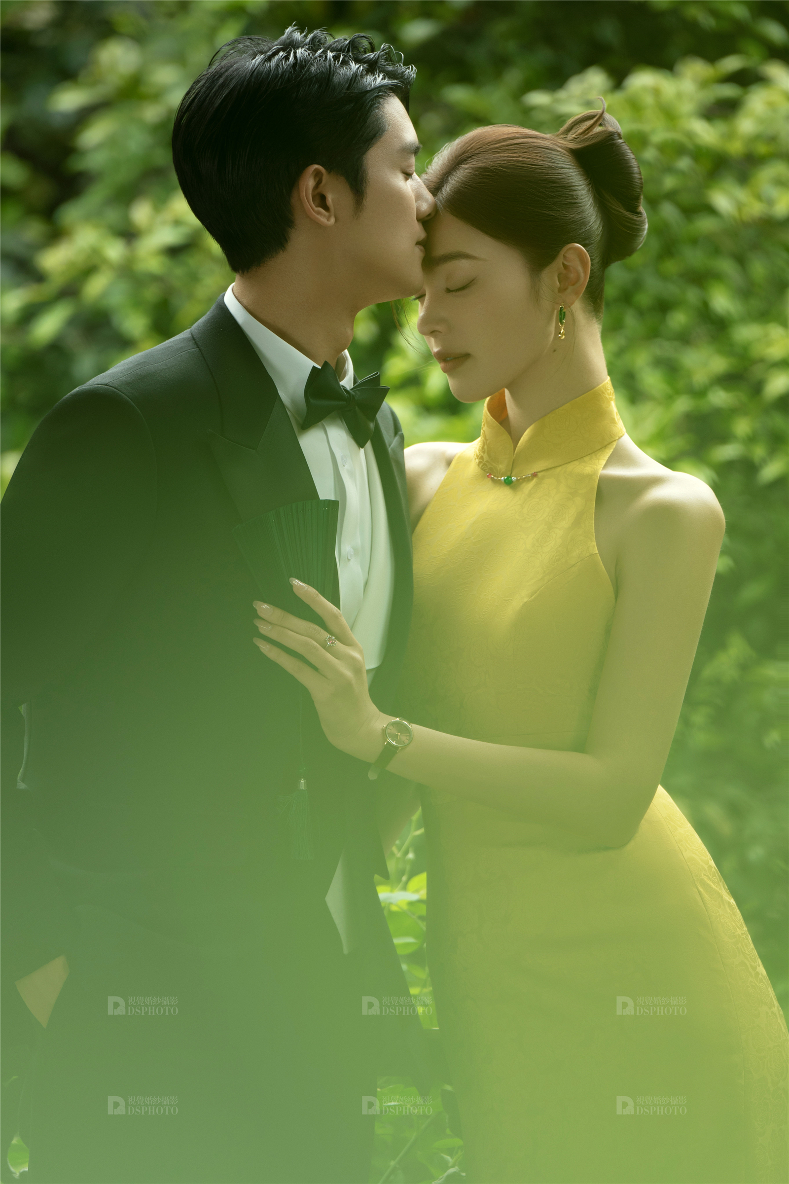 旗袍婚纱照尽显温婉含蓄的美，太好看了！