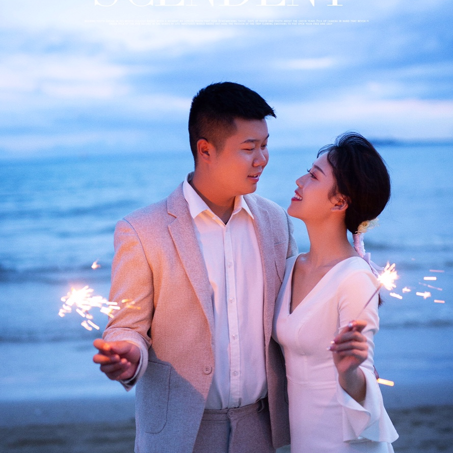 绝美黄昏海景，落日余晖记录美好
