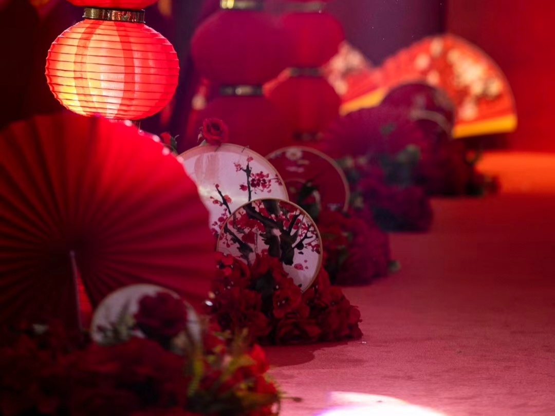 定制传统简约红色中式婚礼