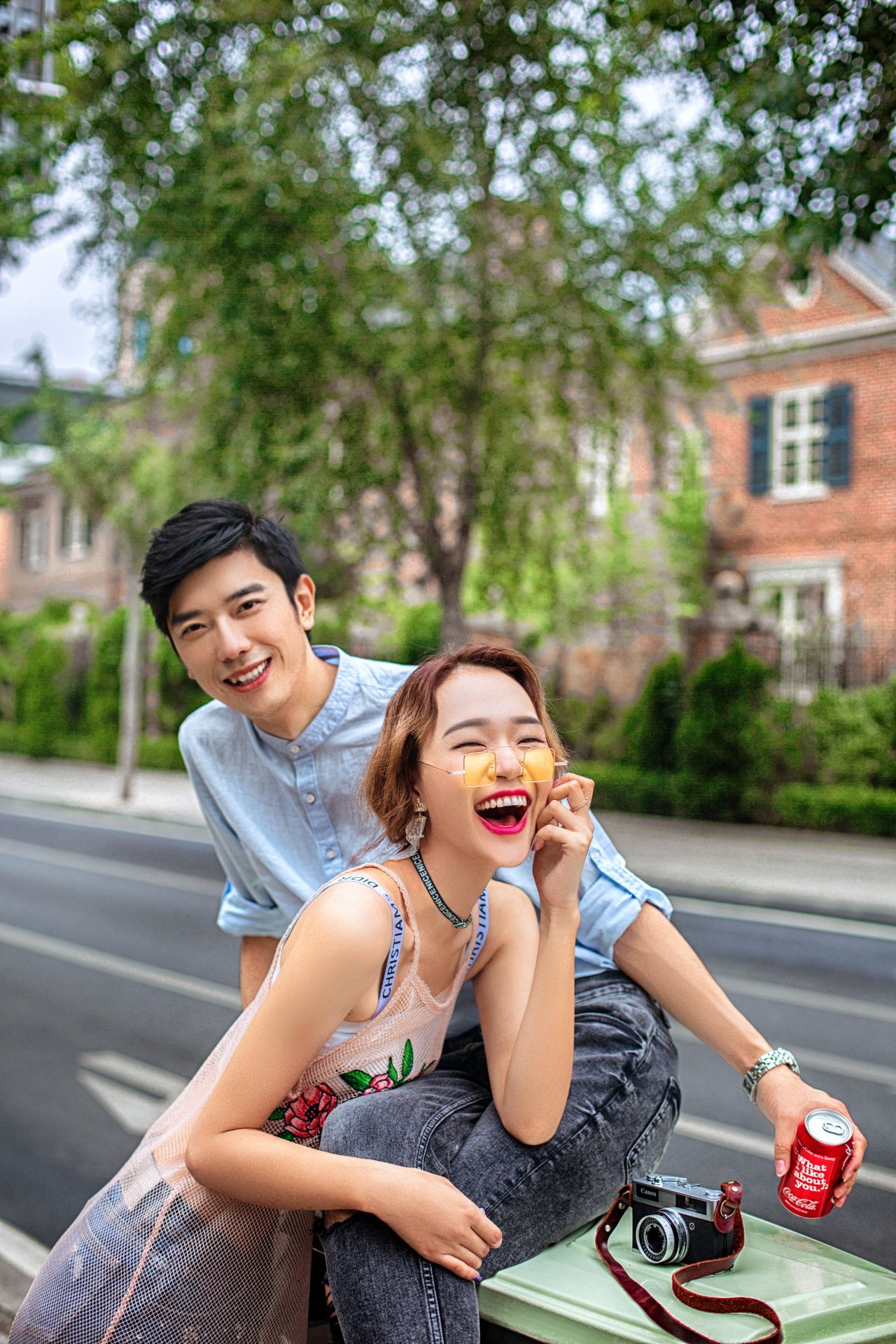 大连婚纱照   街拍婚纱照