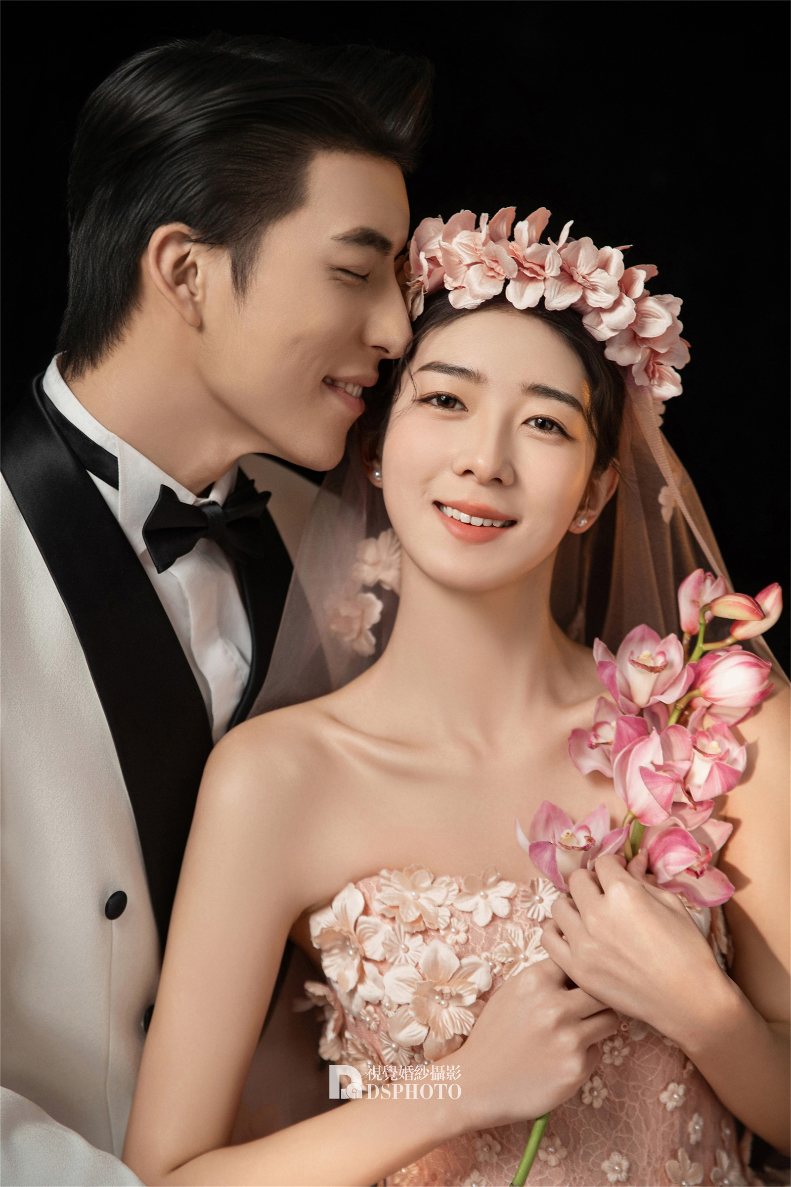 粉色花神/光影婚纱照