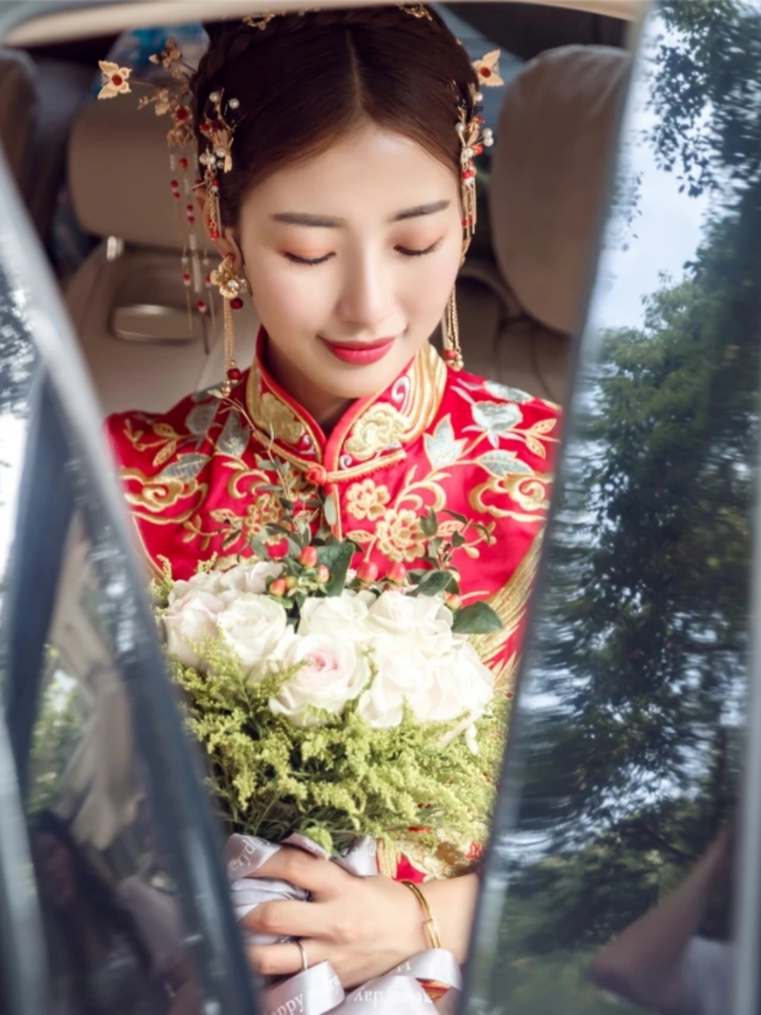 资深档全程复古风新娘跟妆3妆3造+妈妈妆