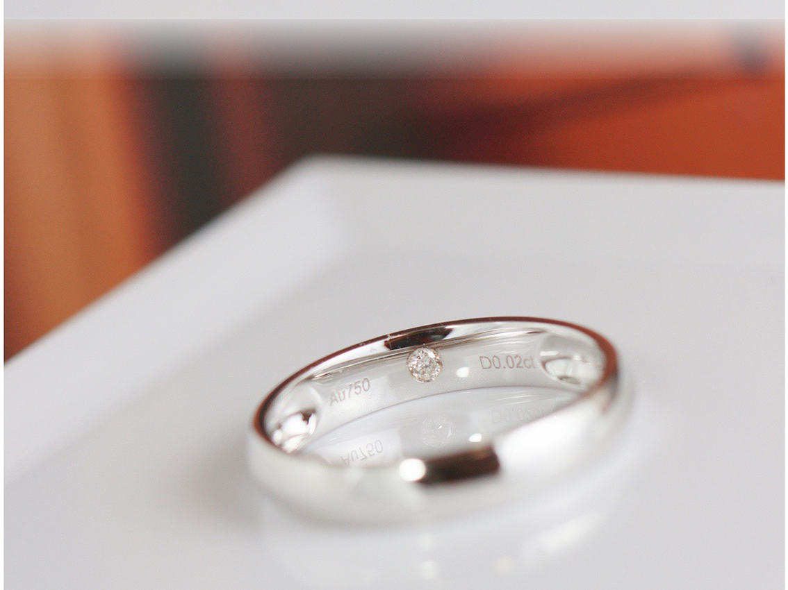 浪漫誓约钻石情侣对戒 钻石定制