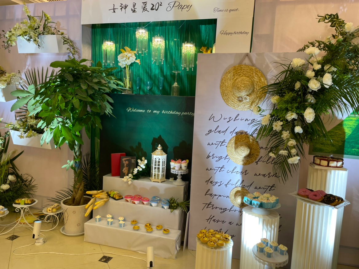 生日森系小清新，清爽，清新的美
