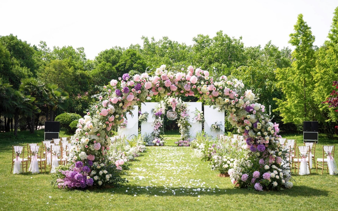 【巴黎婚礼】梦幻紫粉色婚礼