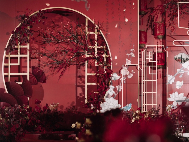 【夏洋】合肥现场/红金色复古新中式·赠资深四大