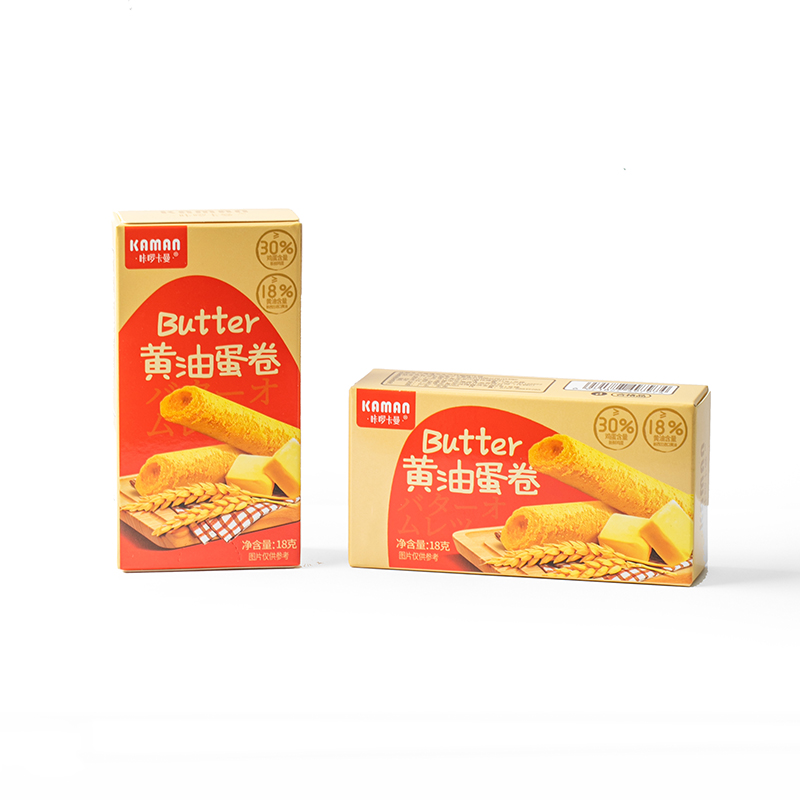 【獨(dú)家新品】咔啰卡曼黃油蛋卷18g