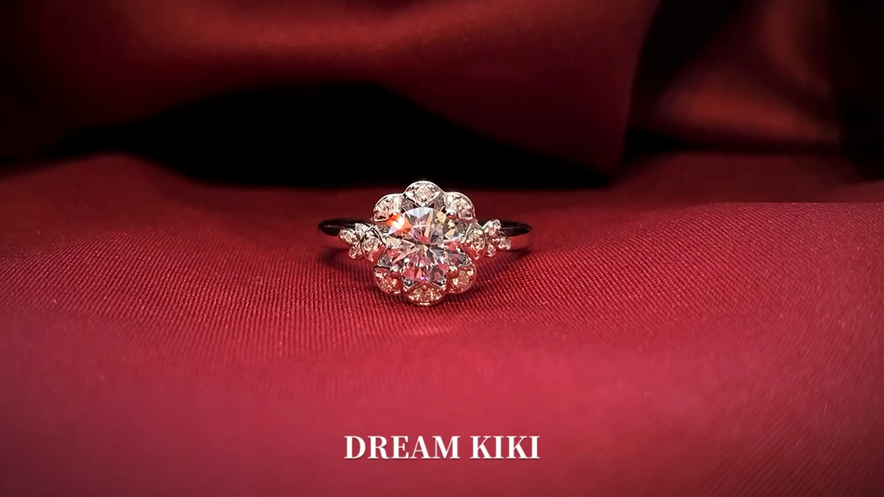 DK2021新品推荐月桂花钻戒定制