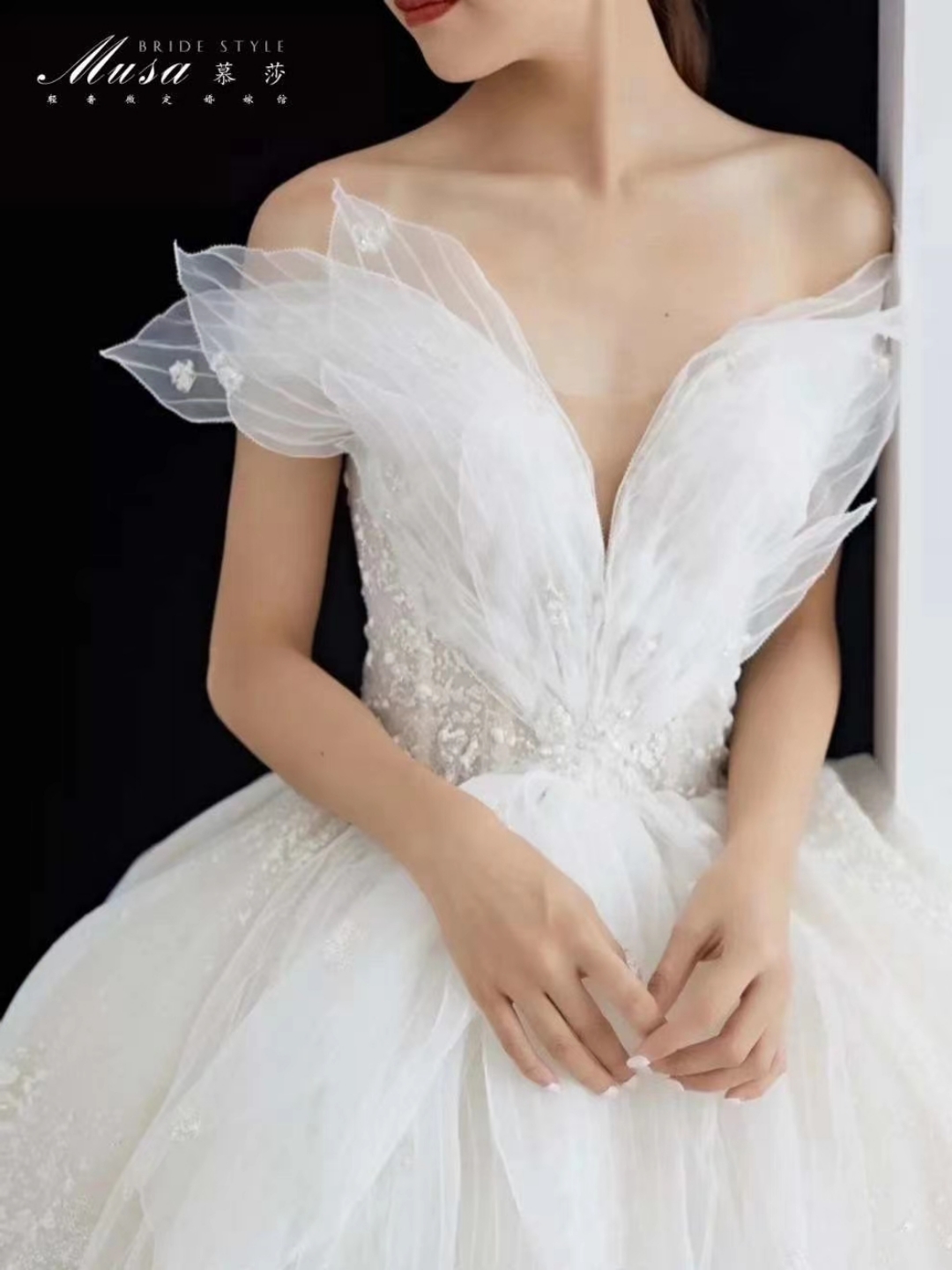 减龄婚纱是仙女本仙的款