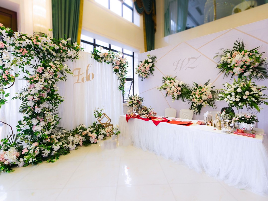 庆阳金铂爵清新脱俗小预算室内婚礼