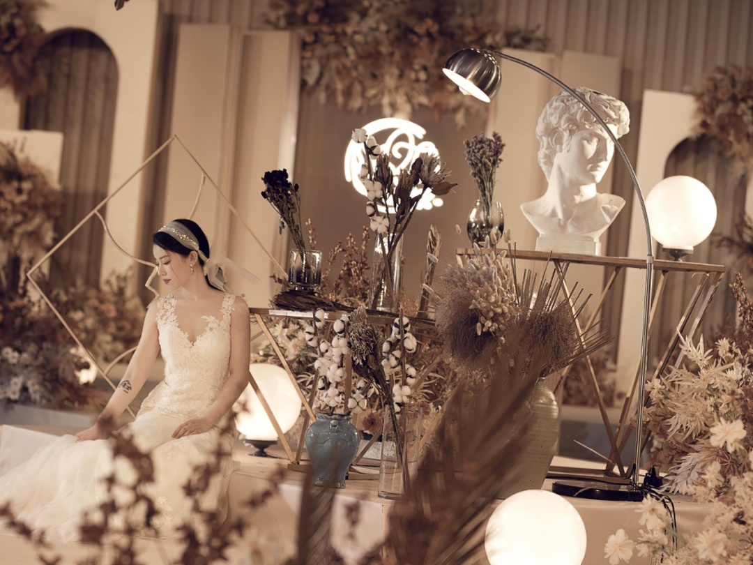 【玖月婚礼】同款网红婚礼香槟色主题婚礼