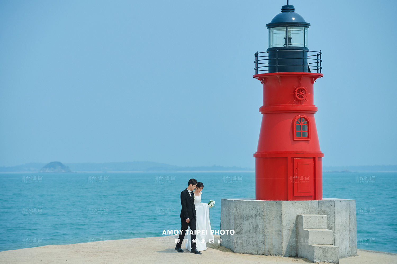 镜头感满分海景婚纱照，藏匿着万种浪漫