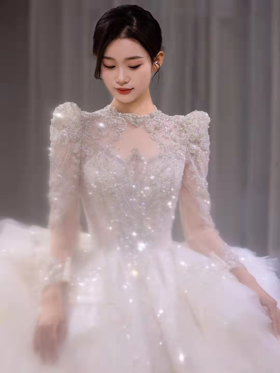 【镇店之宝】总监级化妆师 精品新款婚纱礼服十二件