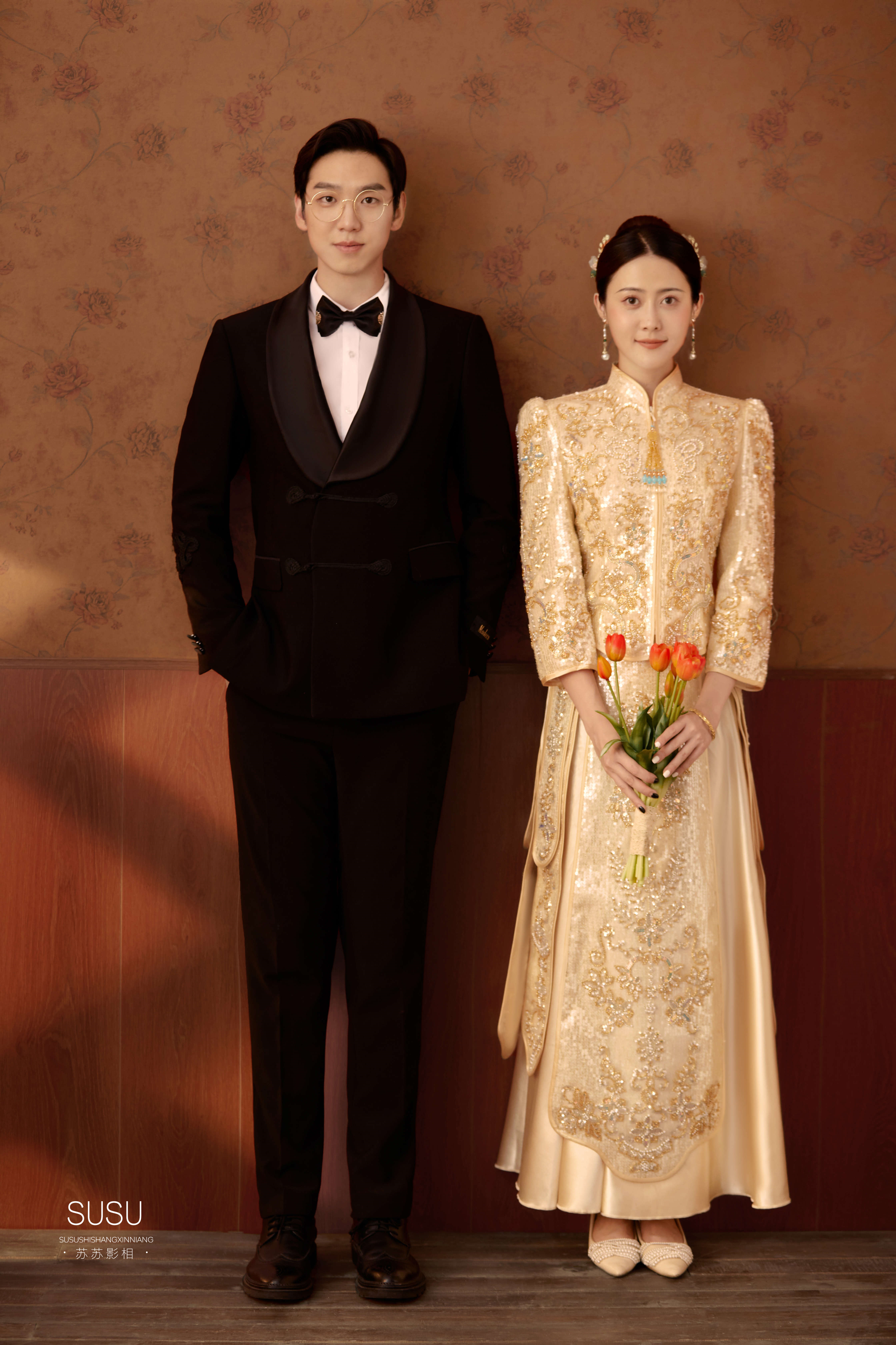 父母安利的中式婚纱照，拍完就爱上了