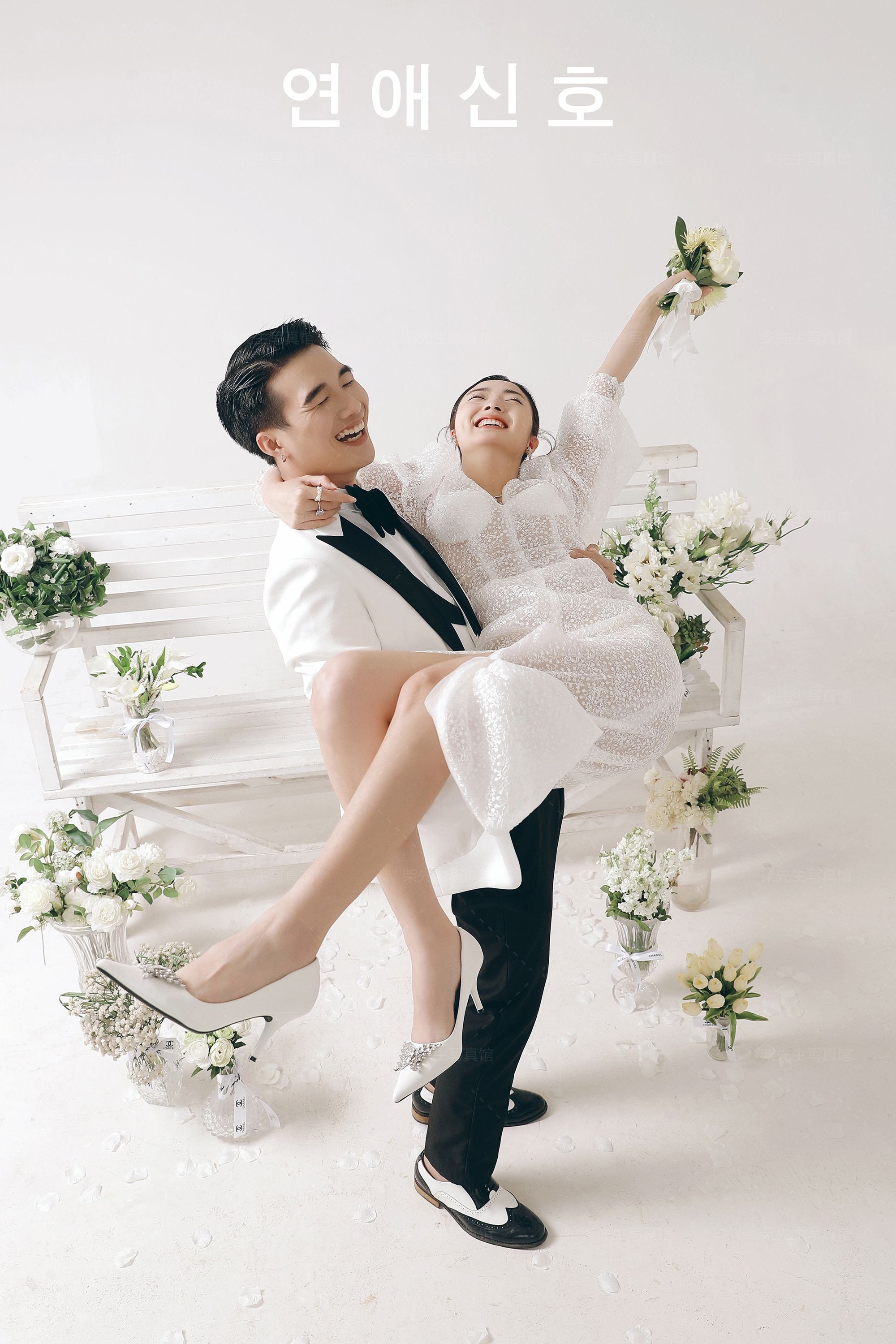 韓式清新/內(nèi)外景/多風(fēng)格搭配/高定婚紗照