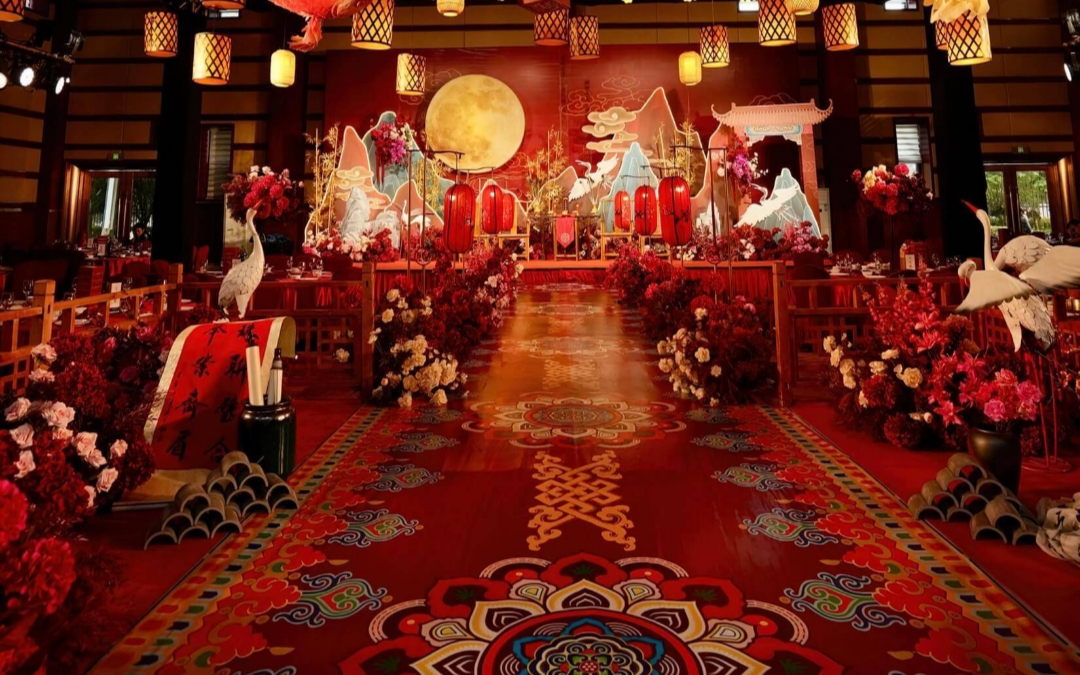 紅色國風(fēng)新中式婚禮