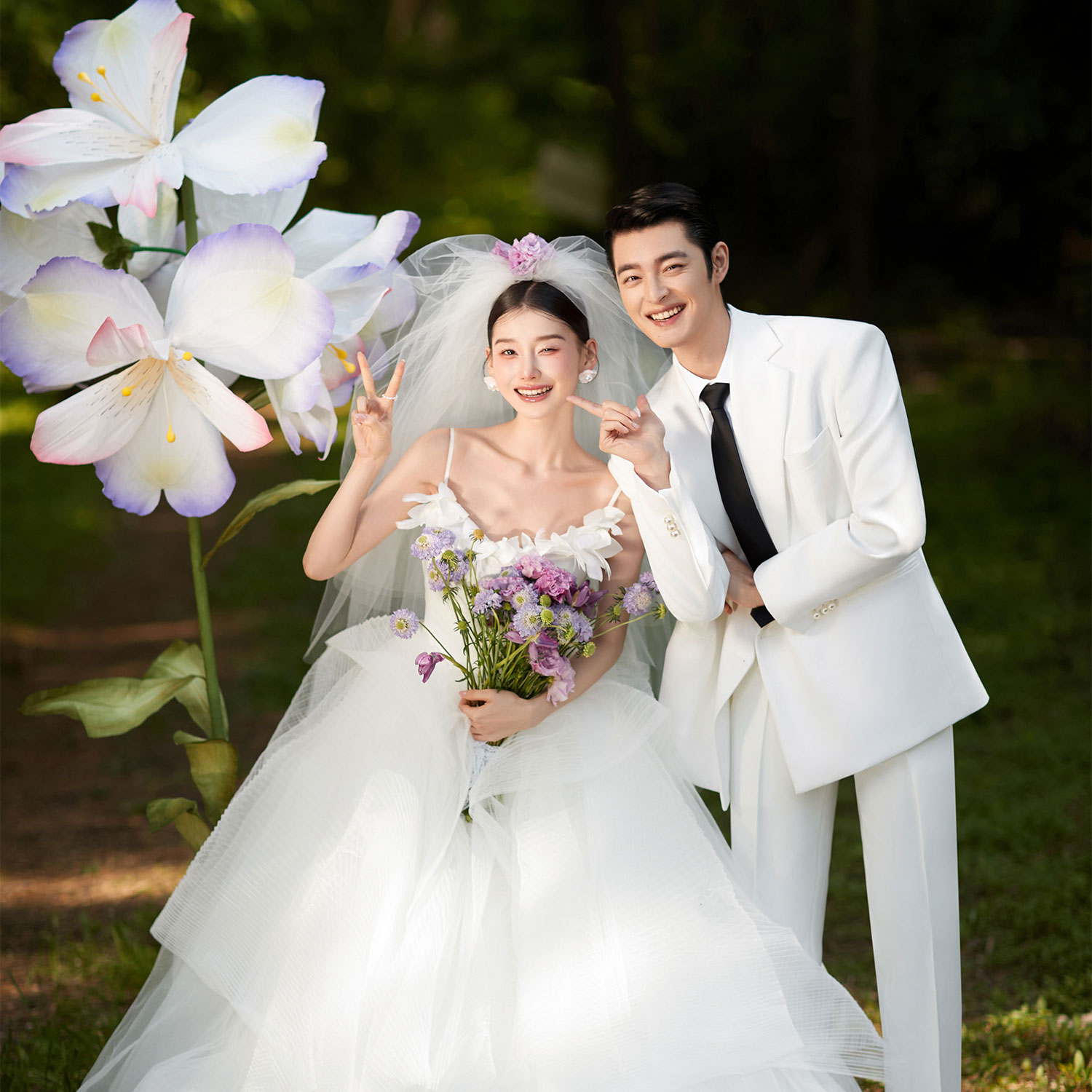 法式油畫 · 森系婚紗照?內(nèi)外景雙拍+底片全送